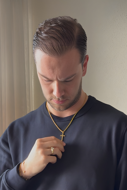 MILANO CROSS NECKLACE | GOLD
