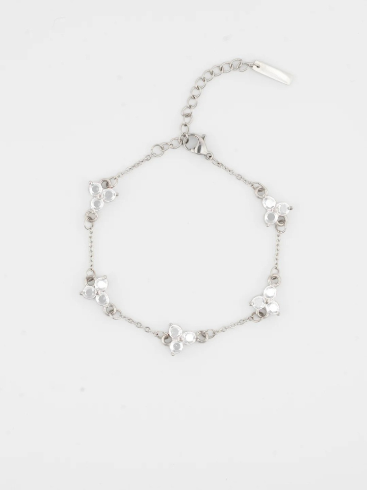 CLOVER BRACELET | 5 COLORS AVAILABLE | SILVER