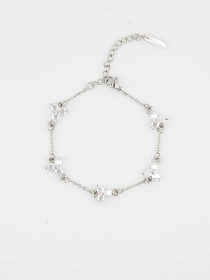CLOVER BRACELET | 5 COLORS AVAILABLE | SILVER