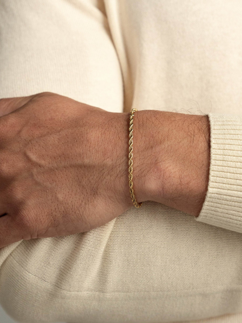 ROPE BRACELET 3MM | GOLD