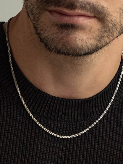 ROPE CHAIN 3MM | SILVER