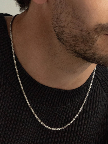 ROPE CHAIN 3MM | SILVER