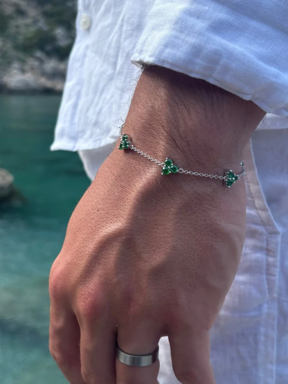 CLOVER BRACELET | 5 COLORS AVAILABLE | SILVER