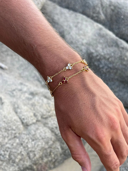 CLOVER BRACELET | 5 COLORS AVAILABLE | SILVER