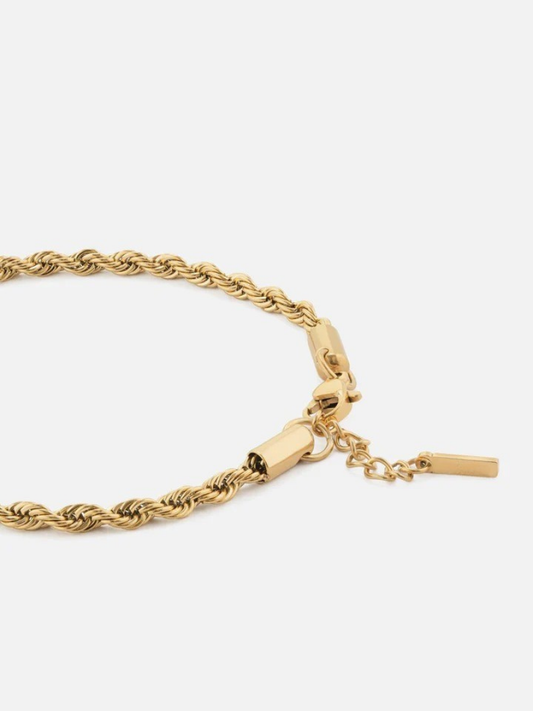 ROPE BRACELET 3MM | GOLD