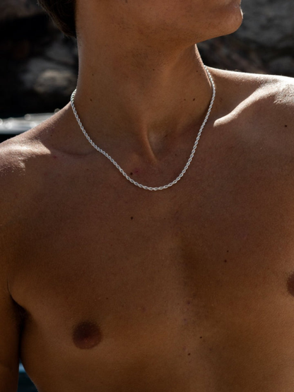 ROPE CHAIN 3MM | SILVER