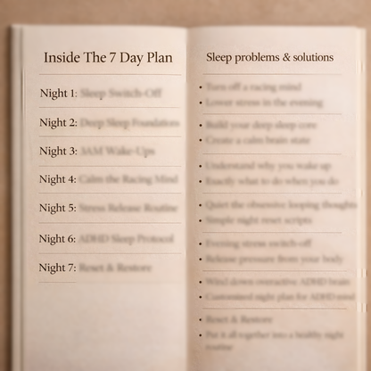 Sleep Reset Blueprint - Reset your sleep in 7 nights