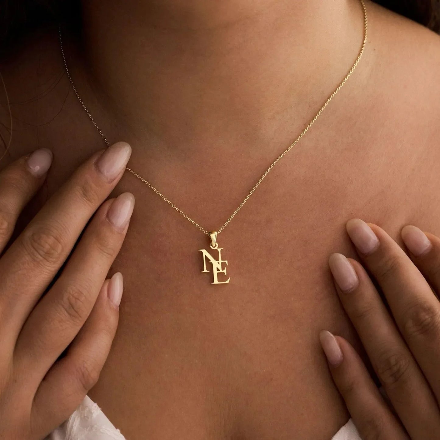 The Luna Initial Necklace