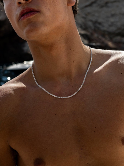 ROPE CHAIN 3MM | SILVER