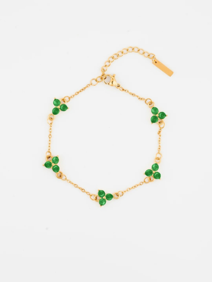 CLOVER BRACELET | 5 COLORS AVAILABLE | SILVER