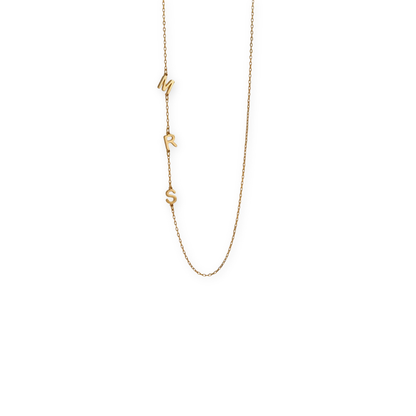 The Sideways Initial Necklace