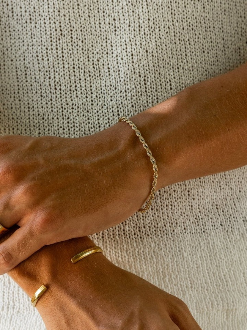 ROPE BRACELET 3MM | GOLD