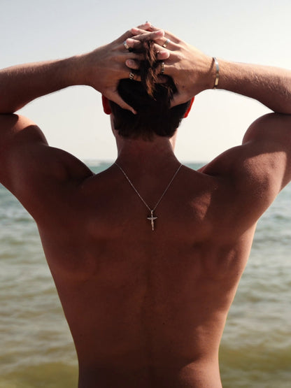 CRUCIFIX CHAIN | SILVER | BESTSELLER