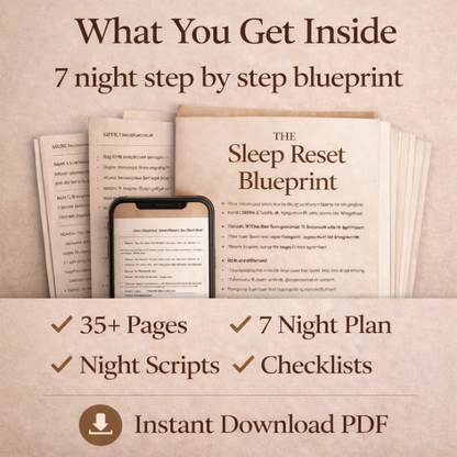 Sleep Reset Blueprint - Reset your sleep in 7 nights
