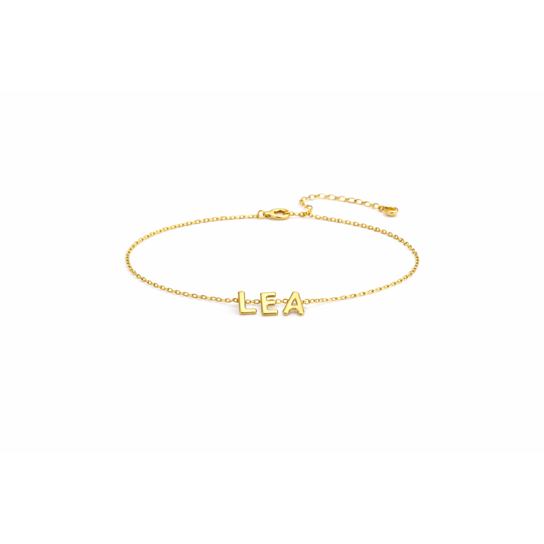 The Sideways Initial Bracelet
