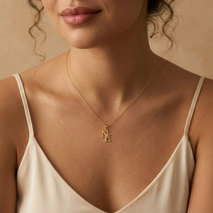 The Luna Initial Necklace