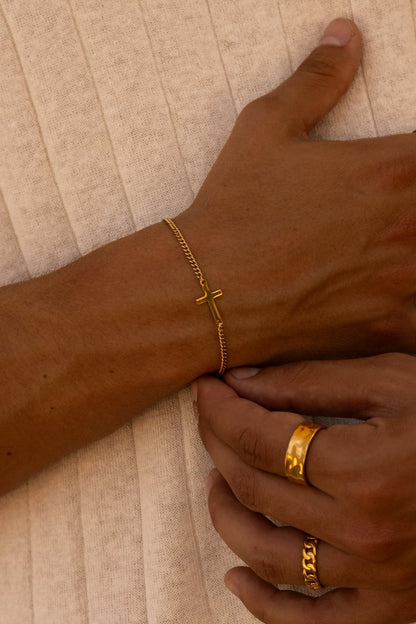 CROSS BRACELET | SILVER | BESTSELLER