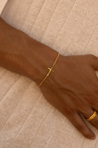 CROSS BRACELET | SILVER | BESTSELLER