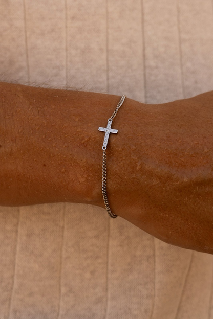 CROSS BRACELET | SILVER | BESTSELLER