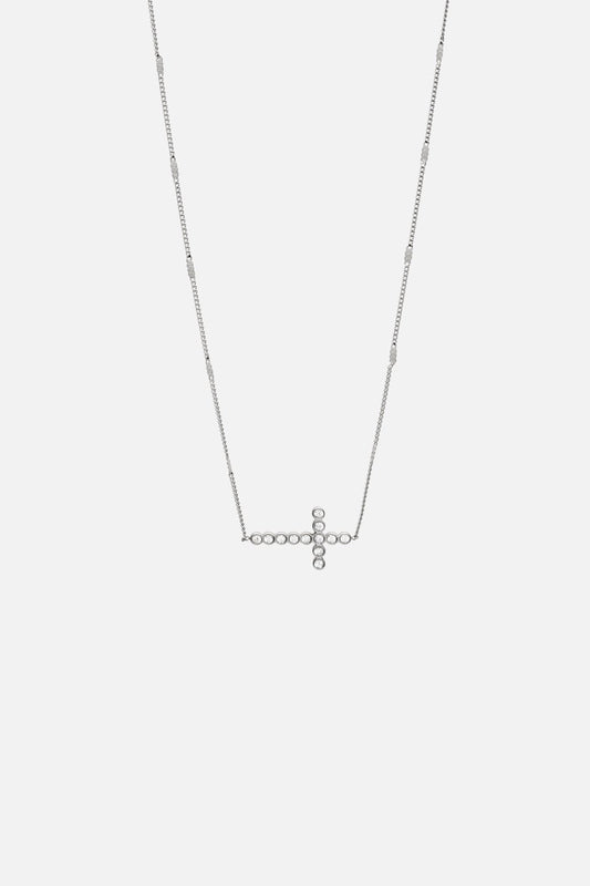 WOMAN | CROSS NECKLACE | SILVER