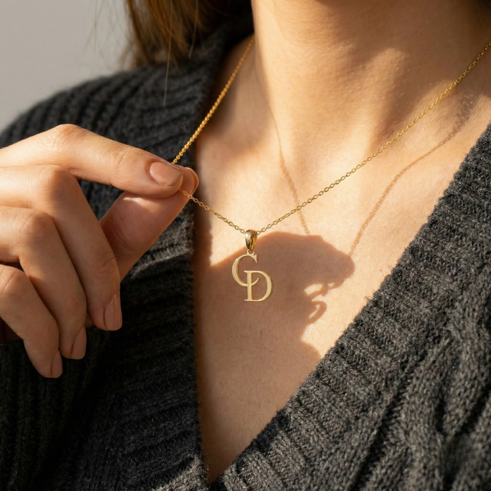 The Luna Initial Necklace
