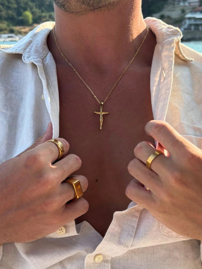 CRUCIFIX CHAIN | SILVER | BESTSELLER