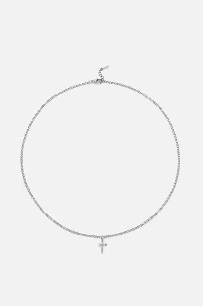 HAMMERED CROSS NECKLACE | GOLD | UNISEX