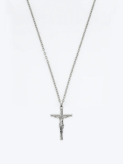 CRUCIFIX CHAIN | SILVER | BESTSELLER